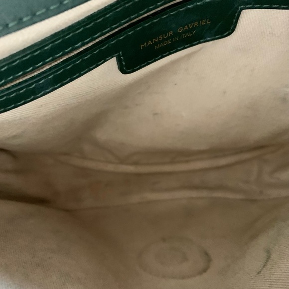Mansur Gavriel Small Shoulder/Crossbody Bag Green - Picture 9 of 16